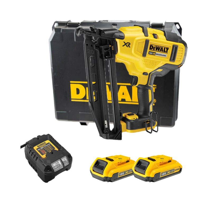 DeWalt DCN660D2 18V XR Akkus Szegezőgép 16Ga, 2x 2Ah akkuval és töltővel
