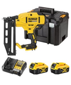 DeWalt DCN662P2-QW 18V Akkus Szegező Készlet, 2x 5Ah Akkuval
