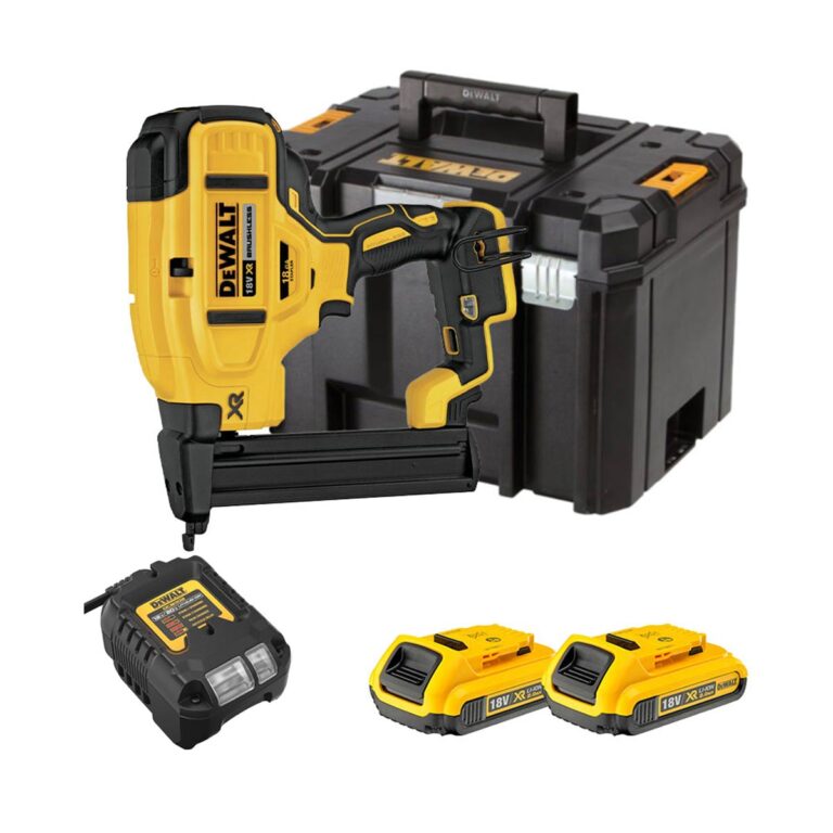 DeWalt DCN681D2 18V Akkus Szegbelövő 12-38 mm, 2x 2Ah Akkuval, Töltővel és Kofferrel
