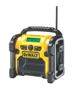DeWalt DCR020 Akkus és Hálózati Kompakt Rádió DAB+-szal 10,8-18V XR Li-Ion akkukhoz