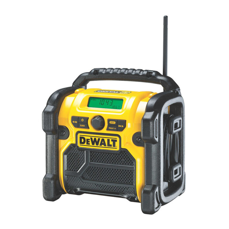 DeWalt DCR020 Akkus és Hálózati Kompakt Rádió DAB+-szal 10,8-18V XR Li-Ion akkukhoz