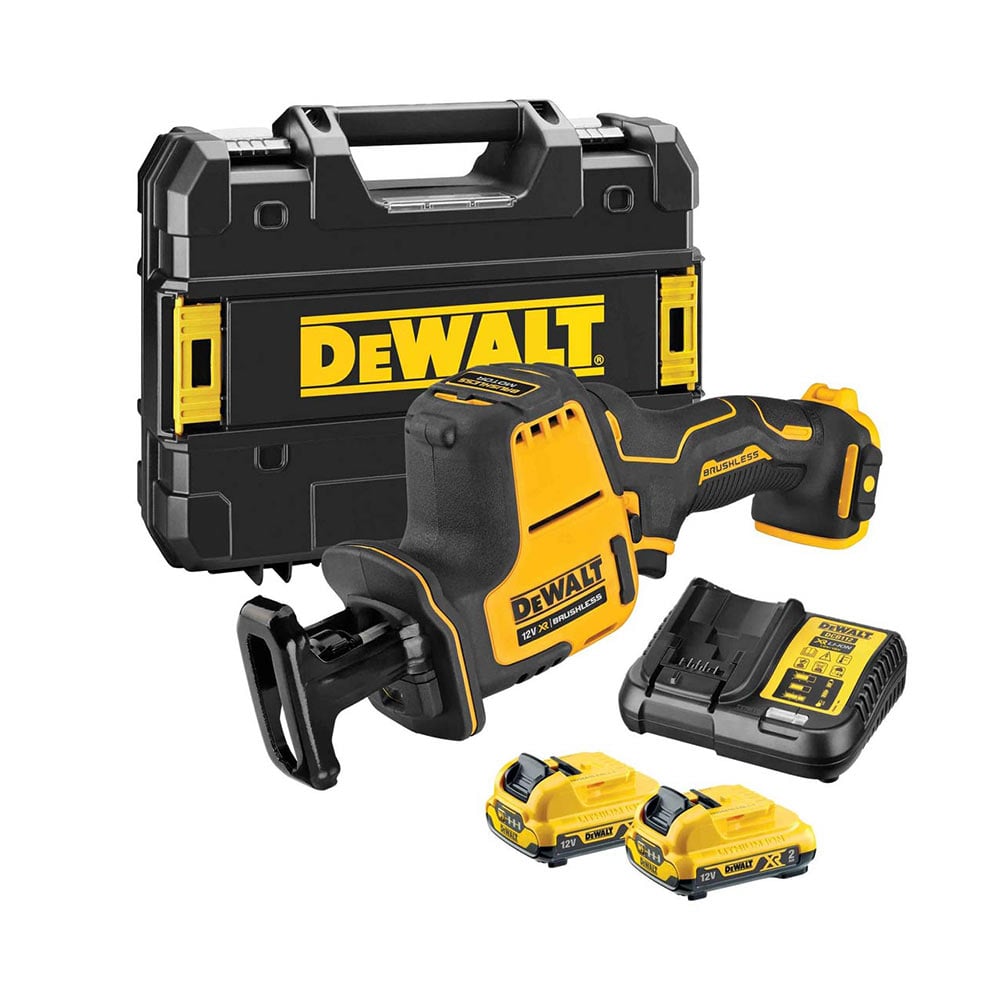 DeWalt DCS312D2 12V Akkus Orrfűrész 2x 2Ah Akkuval és Kofferrel DeWalt DCS312D2 12V Akkus Orrfűrész 2x 2Ah Akkuval és Kofferrel