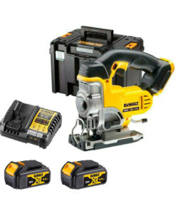 DeWalt DCS331M2T 18V XR Akkus Szúrófűrész 2x 4 Ah Akkuval, Töltővel és TSTAK Kofferrel