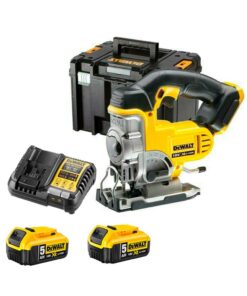 DeWalt DCS331P2 18V XR Akkus Szúrófűrész 2x 5 Ah Akkuval és TSTAK Kofferrel
