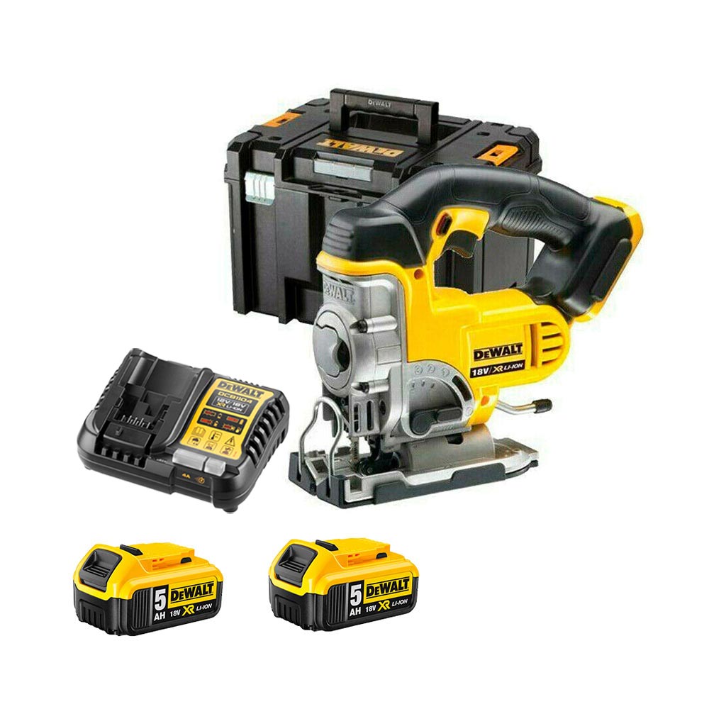 DeWalt DCS331P2 18V XR Akkus Szúrófűrész 2x 5 Ah Akkuval és TSTAK Kofferrel DeWalt DCS331P2 18V XR Akkus Szúrófűrész 2x 5 Ah Akkuval és TSTAK Kofferrel