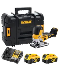 DeWalt DCS335P2 18V Akkus Dekopírfűrész 2x 5Ah akkuval, töltővel és TSTAK kofferrel