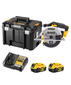 DeWalt DCS391P2-QW 18V XR Akkus Körfűrész, 165 mm, 2x 5Ah Akkuval