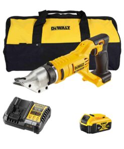 DeWalt DCS491P1 18V Akkus Lemezolló Készlet (1x 5Ah akkuval és töltővel)