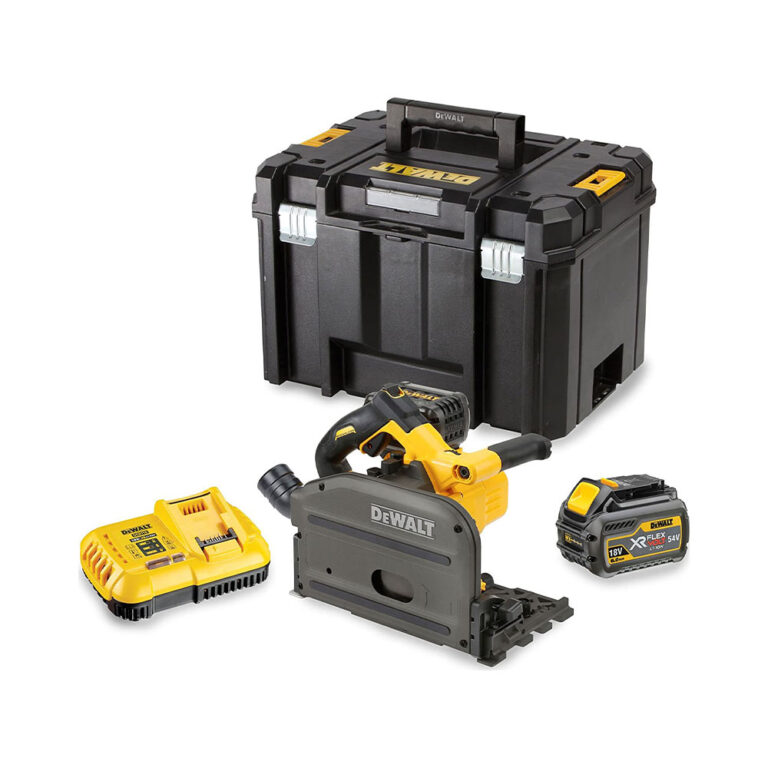 DeWalt DCS520T2-QW 54V XR FLEXVOLT Akkus Merülőfűrész 2x 6 Ah Akkuval, Töltővel és Kofferrel