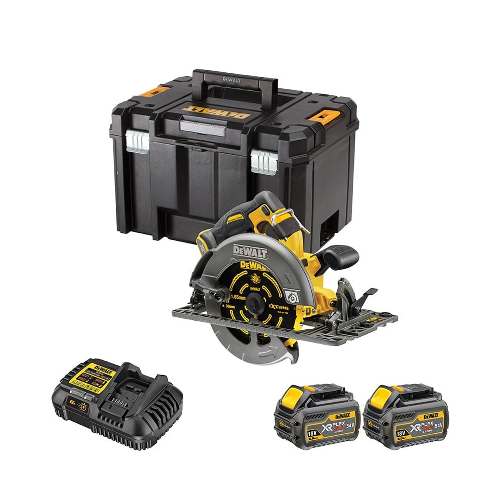 DeWalt DCS579T2 54V XR FLEXVOLT Akkus Kézi Körfűrész, 190 mm DeWalt DCS579T2 54V XR FLEXVOLT Akkus Kézi Körfűrész, 190 mm