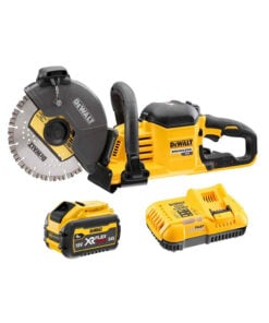 DeWalt DCS690N-XJ 54V Akkus Daraboló 230mm Tárcsával, 9.0 Ah Akkuval és Töltővel