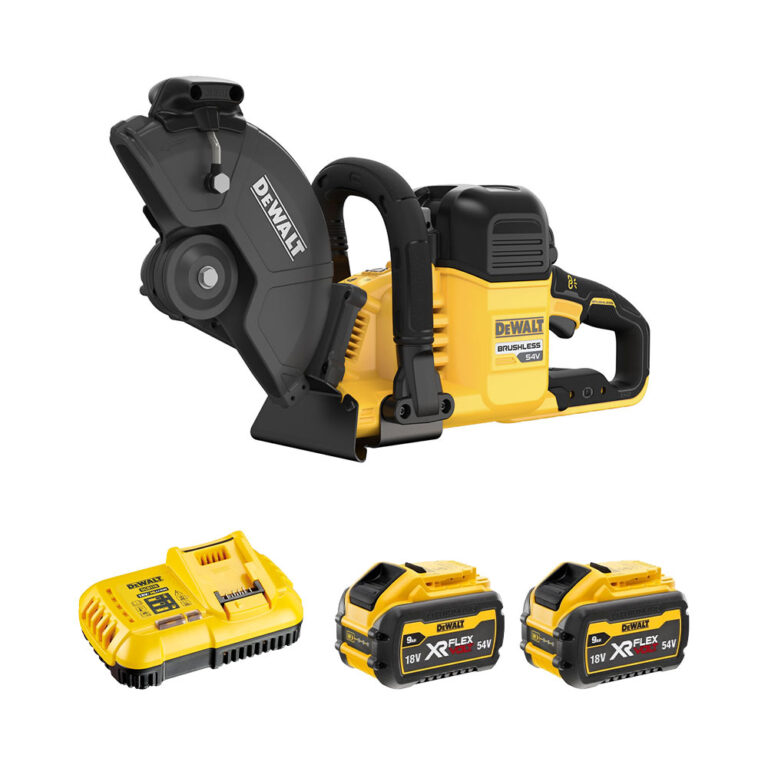 DeWalt DCS691X2 54V XR FLEXVOLT Akkus Daraboló 230mm, 2x 9Ah Akkuval és Töltővel