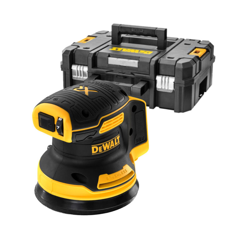 DeWalt DCW210NT-XJ 18V XR Akkus Excentercsiszoló 125 mm-es talppal, kofferben