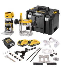DeWalt DCW604D2 18V Akkus Kombi Marógép 2x 2 Ah Akkuval és Töltővel