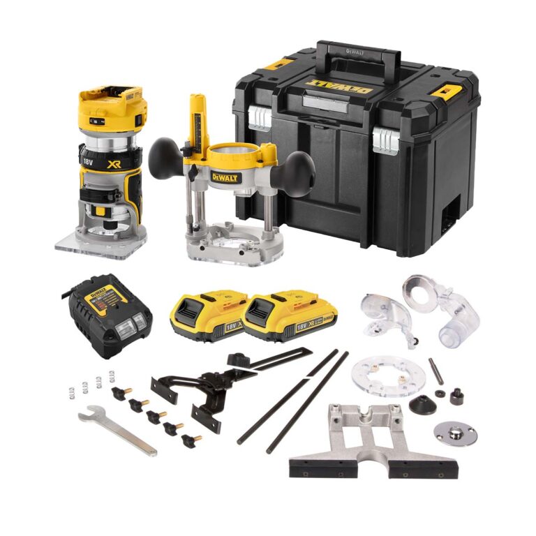 DeWalt DCW604D2 18V Akkus Kombi Marógép 2x 2 Ah Akkuval és Töltővel