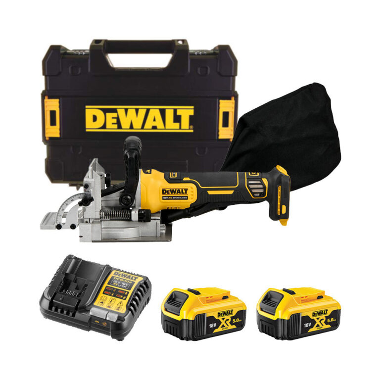 DeWalt DCW682P2 18V Akkus Laposdübel Maró 2x 5.0 Ah Akkuval és TSTAK Kofferrel