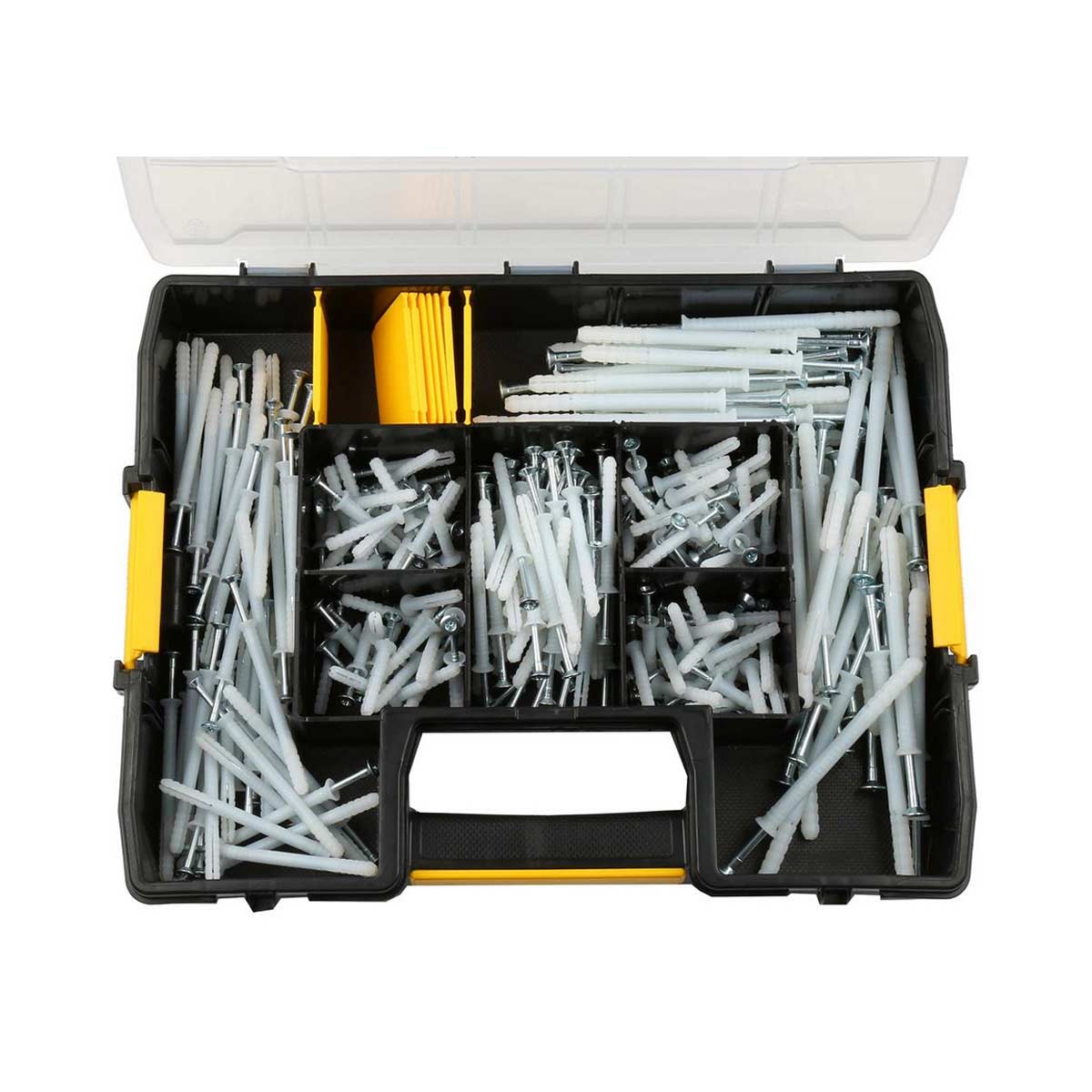 DeWalt DFMJOHAMFIX Tipli Szerelőkészlet, 250 db DeWalt DFMJOHAMFIX Tipli Szerelőkészlet, 250 db