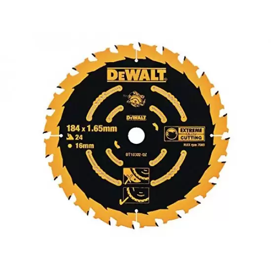 DeWalt DT10302 Extreme körfűrészlap 184x16 mm, 24 fog