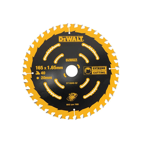 DeWalt DT10640-QZ Extreme Körfűrészlap 165 mm, 40 fog DeWalt DT10640-QZ Extreme Körfűrészlap 165 mm, 40 fog