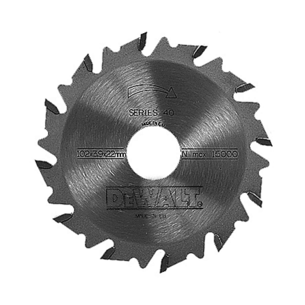 DeWalt DT1306 keményfém lamellázó maró 102/22/4,0mm 12 fog DeWalt DT1306 keményfém lamellázó maró 102/22/4,0mm 12 fog