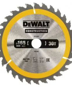 DeWalt DT1935 Körfűrészlap Fához, 165x20mm, 30 Fog