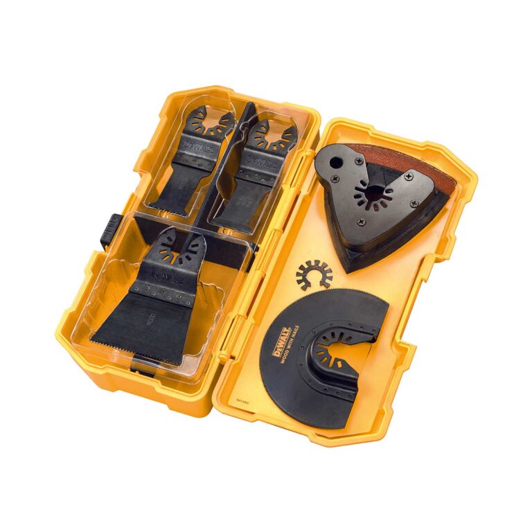 DeWalt DT20731 Oszcilláló Multifunkciós Szerszám Tartozékkészlet, 8 részes, Asztalos