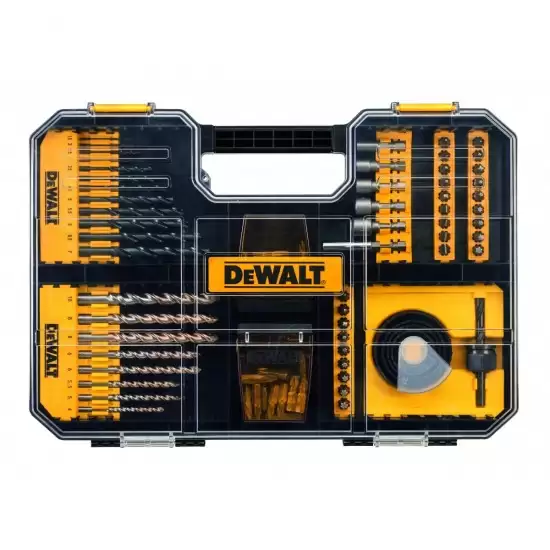 DeWalt DT71569 100 részes fúró- és csavarbehajtó bit készlet TSTAK kofferben
