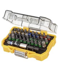 DeWalt DT7969 Csavarozó bit készlet, 32 részes, gyorscserés bittartóval