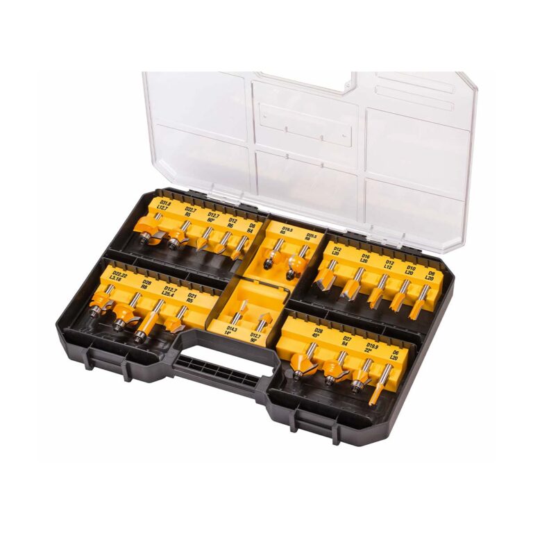 DeWalt DT90017-QZ Faipari Marókészlet, 22 részes, 8mm szárátmérővel