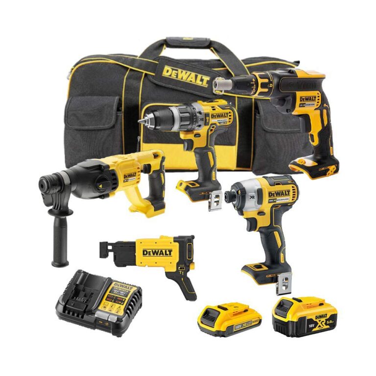 DeWalt DTSETGS 18V Akkus Szerszámkészlet Gipszkartonozáshoz és Általános Munkákhoz (4 Gép)
