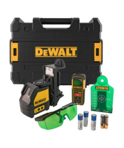 DeWalt DW088CG-XJ Zöld Keresztlézer + DW099E Lézeres Távmérő Szett