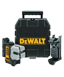 DeWalt DW089CG Önbeálló Zöld Keresztlézer, 3 Sugaras, 15m Hatótáv