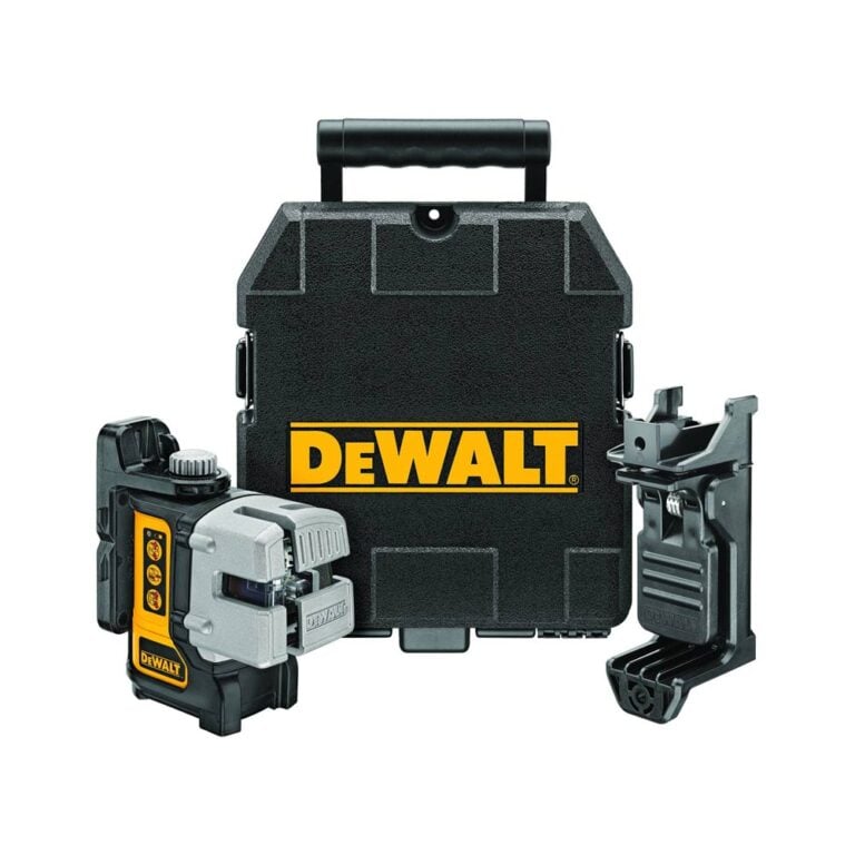 DeWalt DW089CG Önbeálló Zöld Keresztlézer, 3 Sugaras, 15m Hatótáv