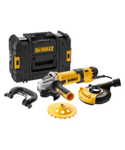 DeWalt DWE4257KT-QS 1500W 125mm Sarokcsiszoló Betonfelület-csiszoló Szett