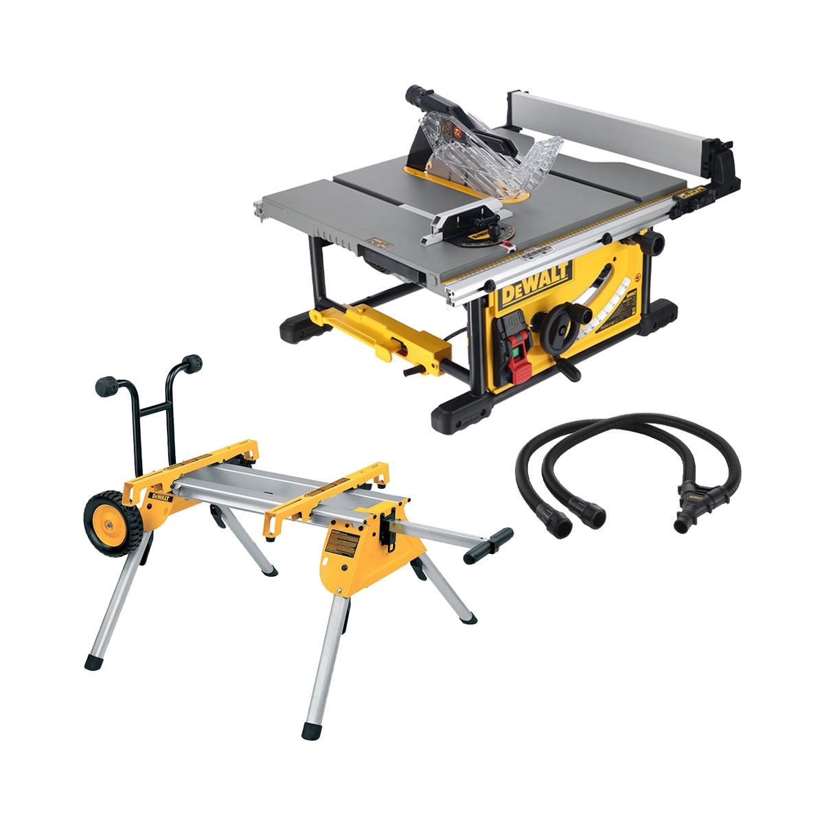 DeWalt DWE7492-QS Asztali Körfűrész 250 mm DE7400 Gurulós Állvánnyal DeWalt DWE7492-QS Asztali Körfűrész 250 mm DE7400 Gurulós Állvánnyal