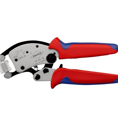 Knipex 97 53 18 négyzetes érvéghüvely préselő fogó 0,14-16 mm²