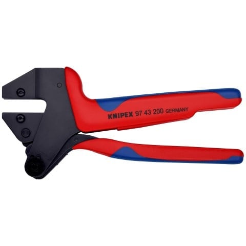 Knipex 97 43 200 A Kábelsaru Préselő Fogó, Betét Nélkül