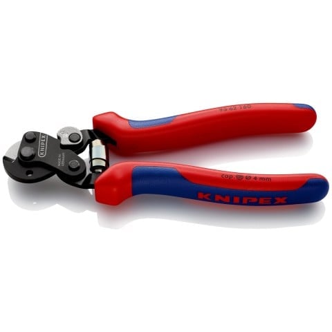 Knipex 95 62 160 Kábelvágó olló 160 mm, 6 mm kábelhez és 4 mm acélhuzalhoz