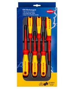 Knipex 1000 V Szigetelt Csavarhúzó Készlet, 6 részes (SL/SLS)