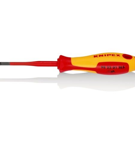 Knipex 98 25 01 SLS VDE Szigetelt PZ1x80mm Vékonyított Csavarhúzó