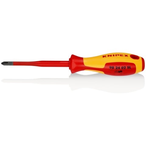 Knipex VDE Kereszthornyú Csavarhúzó PH2x105mm SLIM 1000V