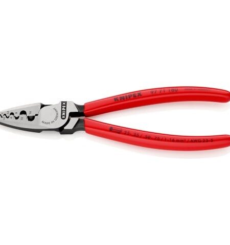 Knipex 97 71 180 Érvéghüvely Préselő Fogó 0,25-16 mm²