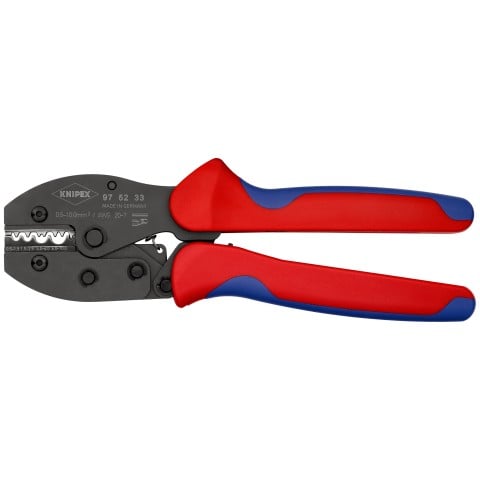 Knipex 97 52 33 Szigetelés Nélküli Kábel Saruzó Fogó 0,5-10mm²