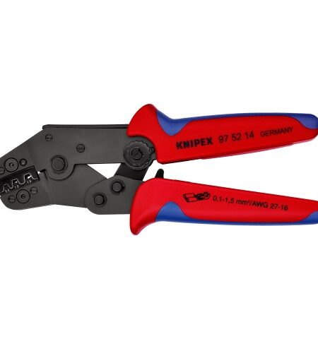 Knipex 97 52 14 Kábel saruzó fogó szigetelés nélküli sarukhoz 0,1-1,5 mm²