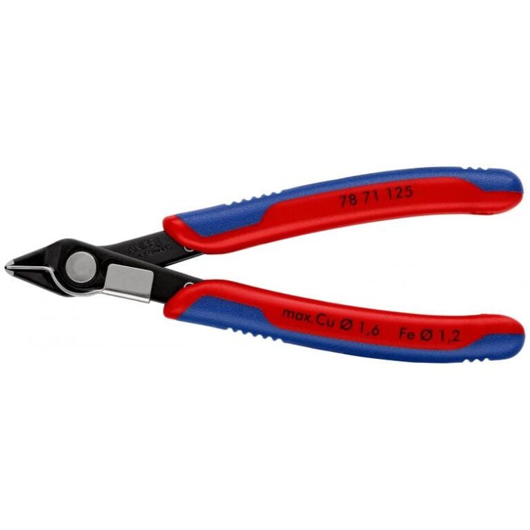Knipex 78 71 125 Elektronikai Oldalcsípő Fogó Drótrögzítővel