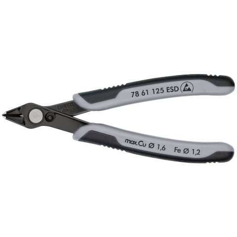 Knipex KNIP78 61 125 ESD Precíziós Elektronikai Oldalcsípő Fogó