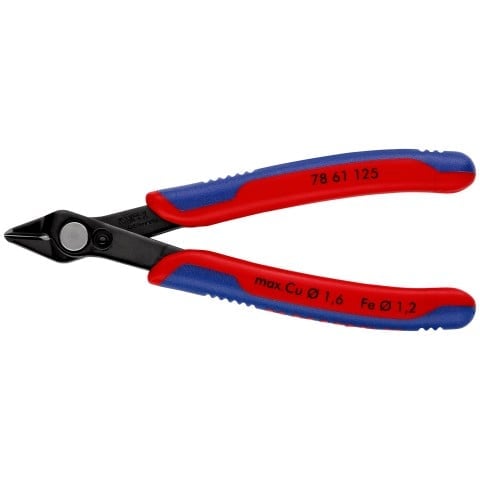 Knipex 78 61 125 Elektronikai Precíziós Oldalcsípő Fogó, 125 mm