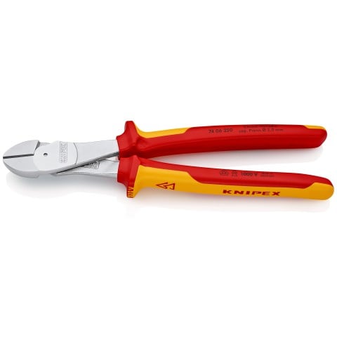 Knipex 74 06 250 Erősített Oldalcsípő Fogó 250mm 1000V VDE