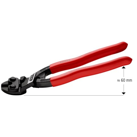 Knipex COBOLT Erővágó Fogó, 200 mm, 20°-ban Hajlított Fejjel