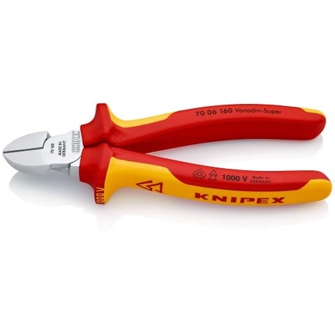 Knipex 160 mm 1000V VDE Szigetelt Oldalcsípő Fogó